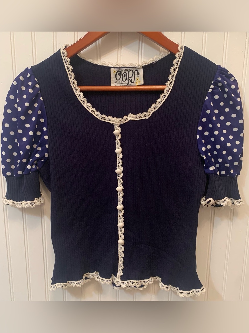 Vintage Puff Sleeve Top